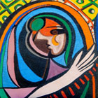 Picasso in Reflection</br>24" x 30"